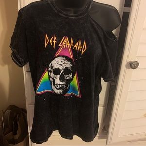 Def leopard shirt size medium